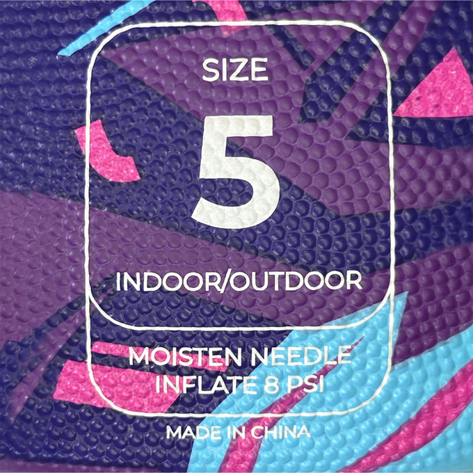 Piłka do koszykówki Majestic Sport Galaxy fioletowa r. 5
