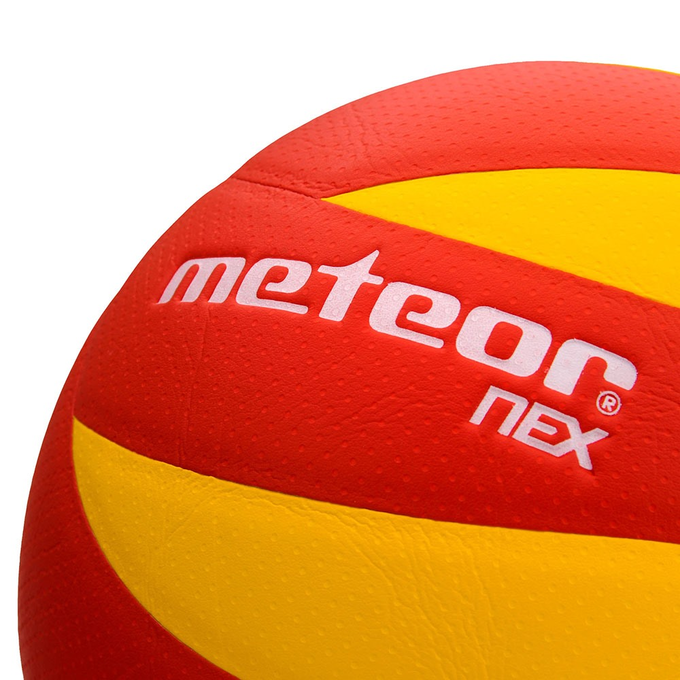 Piłka do siatkówki Meteor NEX żółto-czerwona