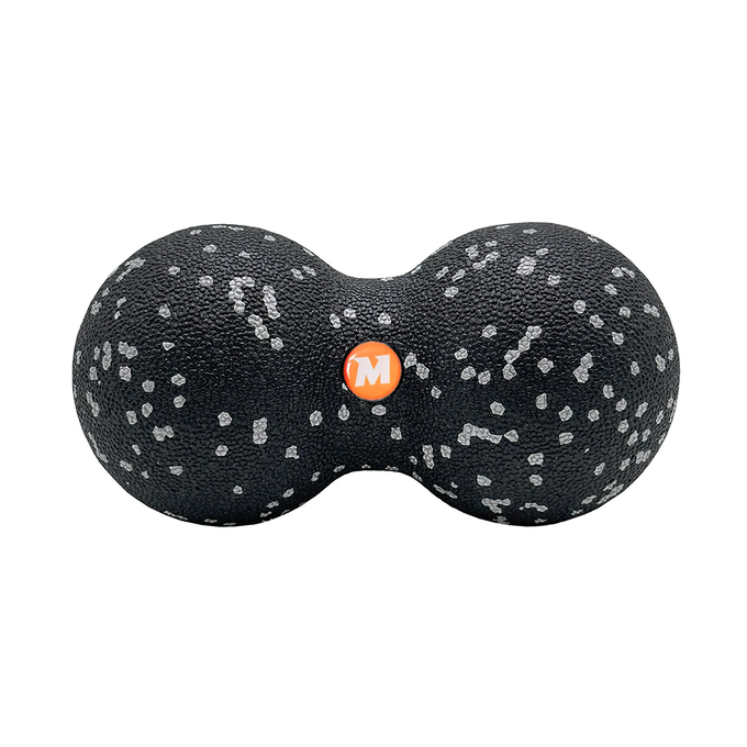 Piłka duoball do masażu EPP Majestic Sport TENSO DUO 16x8 cm czarno-szara
