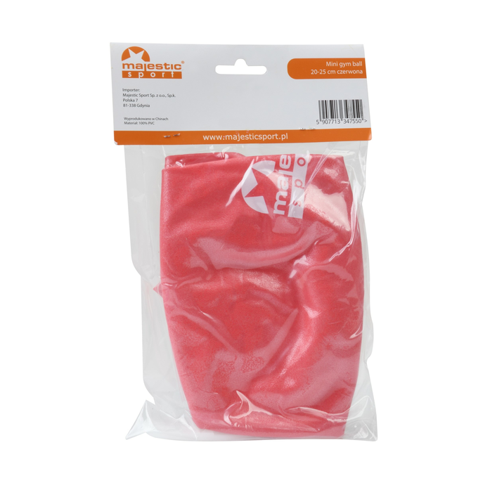 Piłka gimnastyczna Majestic Sport MiniGYMball 20-25 cm czerwona