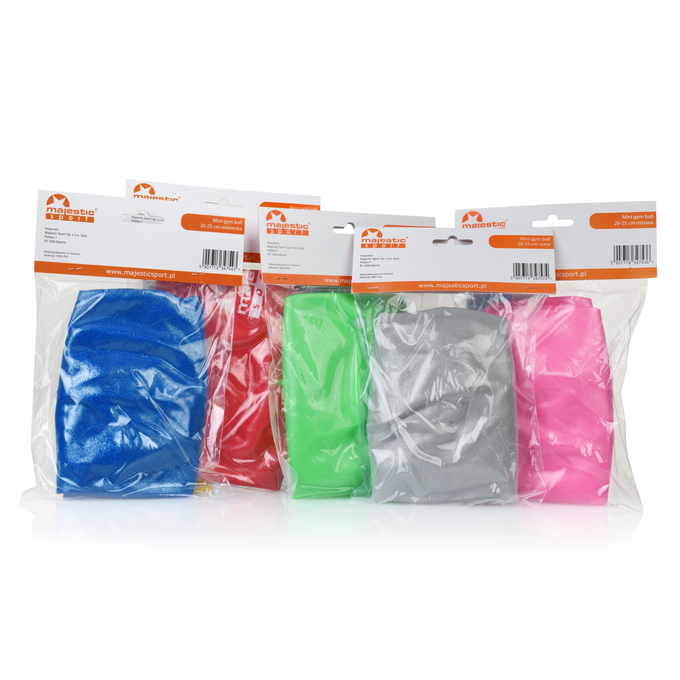 Piłka gimnastyczna Majestic Sport MiniGYMball 20-25 cm niebieska