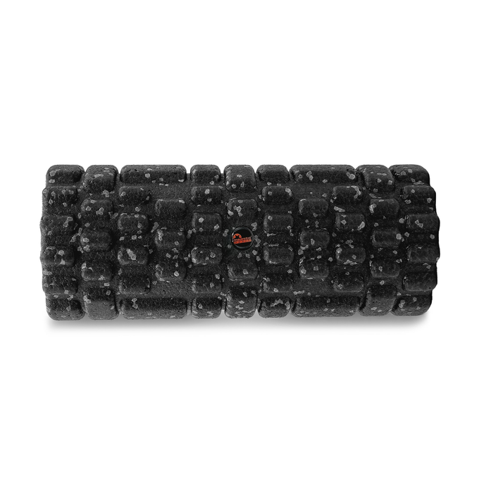 Roller do masażu Majestic Sport TENSO DURO 33x14 cm z wypustkami czarno-szary