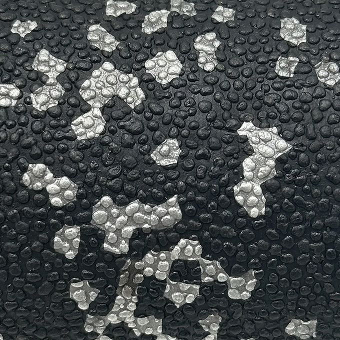 Zbliżenie na strukturę rollera do masażu, Tenso Mono, Majestic Sport, wodoodporna