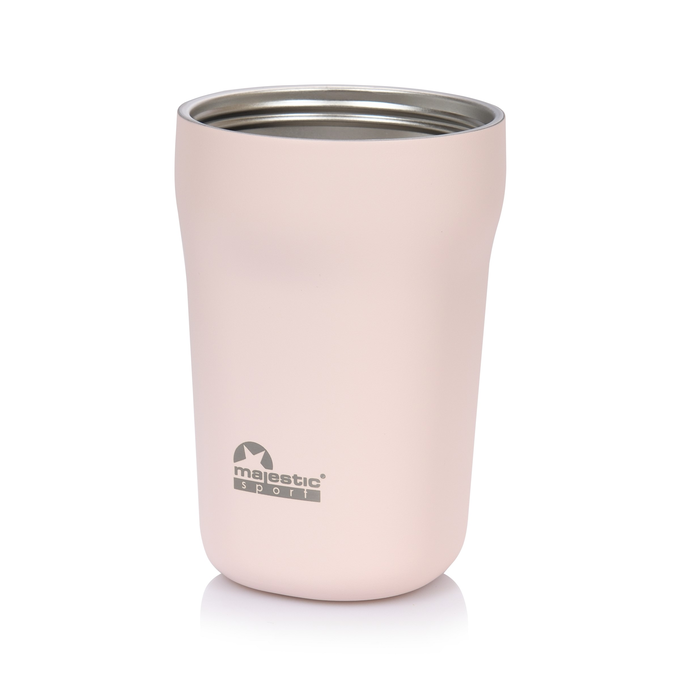 Zestaw dla dwojga - Kubeki termiczne ze słomką Majestic Sport Jelly 650 ml oraz Majestic Sport Hoody 420 ml (różowy)