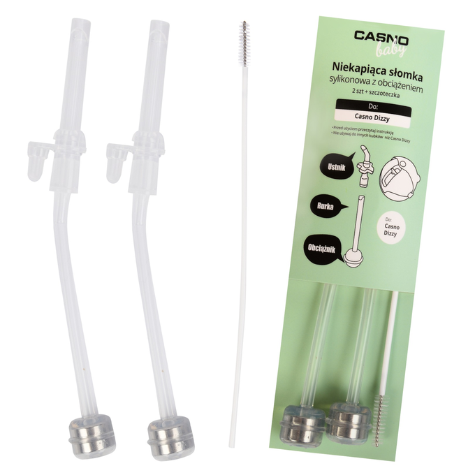 Zestaw słomek zapasowych do Casno Baby DIZZY 240 ml
