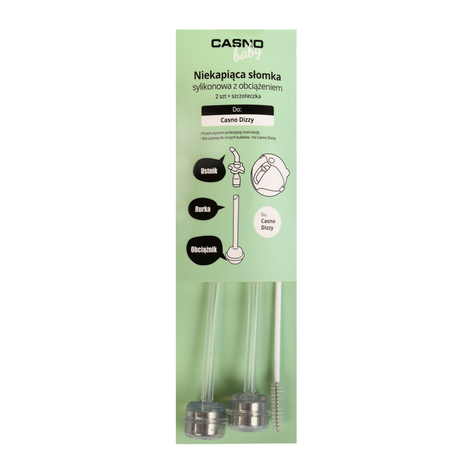 Zestaw słomek zapasowych do Casno Baby DIZZY 240 ml
