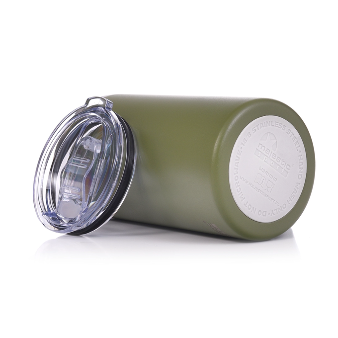 Zielony kubek termiczny o pojemności 650 ml, Majestic Sport Gump, z antypoślizową podstawką