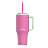 Kubek termiczny ze słomką teleskopową Kambukka Rio 950 ml Bubblegum Mint