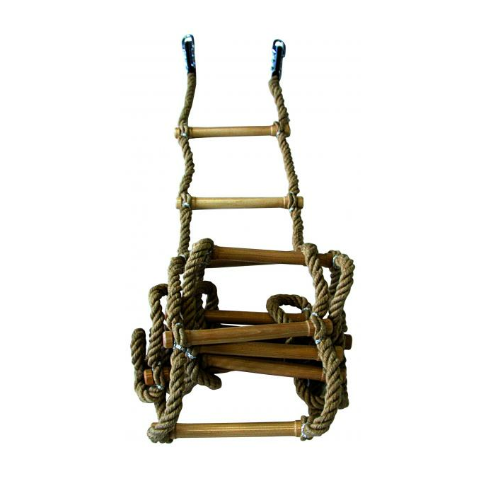 Drabina gimnastyczna sznurowa 4 m jutowa