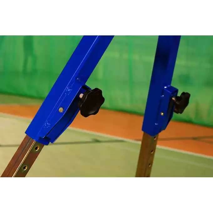 Kozioł gimnastyczny z regulacją wysokości skóra naturalna