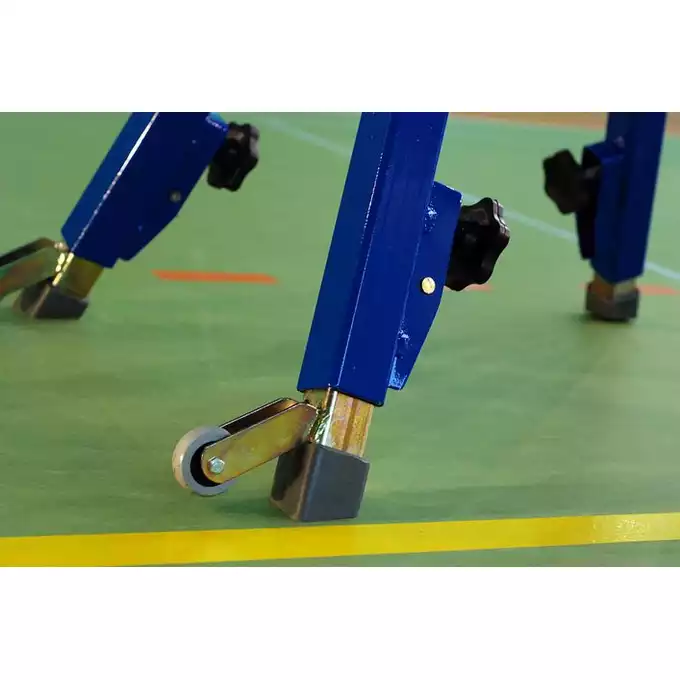 Kozioł gimnastyczny z regulacją wysokości skóra naturalna