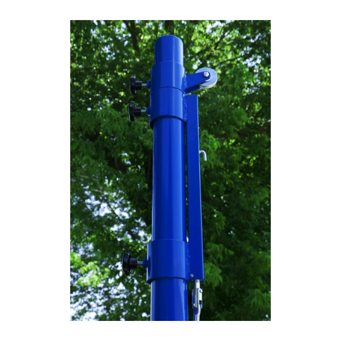 Słupki do siatkówki stalowe, cynkowane i lakierowane 