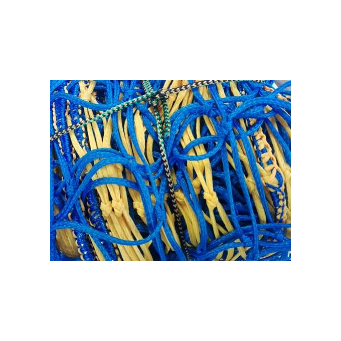 Siatka do bramki 5x2 PE 3 mm 80/150 żółto-niebieska