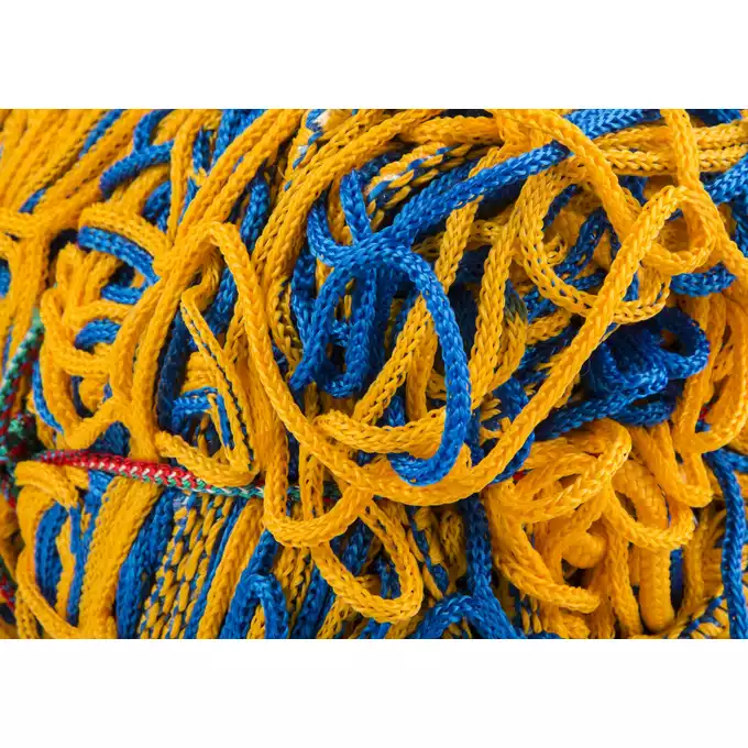 Siatka do bramki 5x2 PP/b 3 mm 80/150 żółto-niebieska