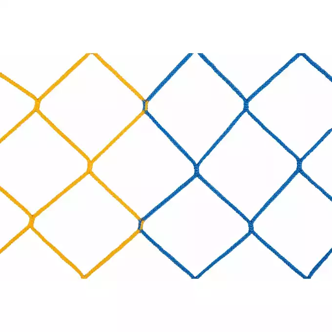 Siatka do bramki 5x2 PP/b 3 mm 80/150 żółto-niebieska