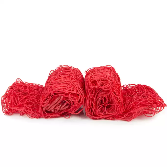 Siatka do bramki typu Żak 3x1,55 PE 4 mm 80/100 czerwona