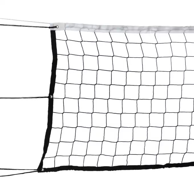 Siatka do siatkówki treningowa wzmocniona czarna