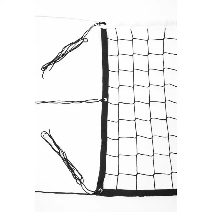 Siatka do siatkówki treningowa wzmocniona czarna