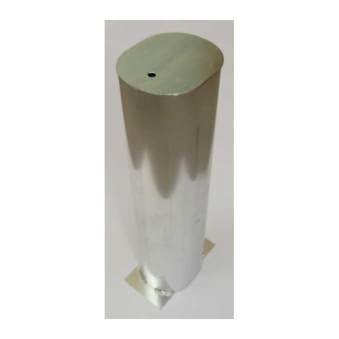 Tuleja aluminiowa do profilu 123x103 mm