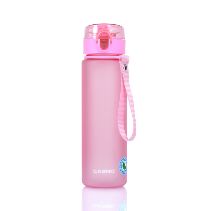 Butelka na wodę Casno Missouri 560 ml różowa