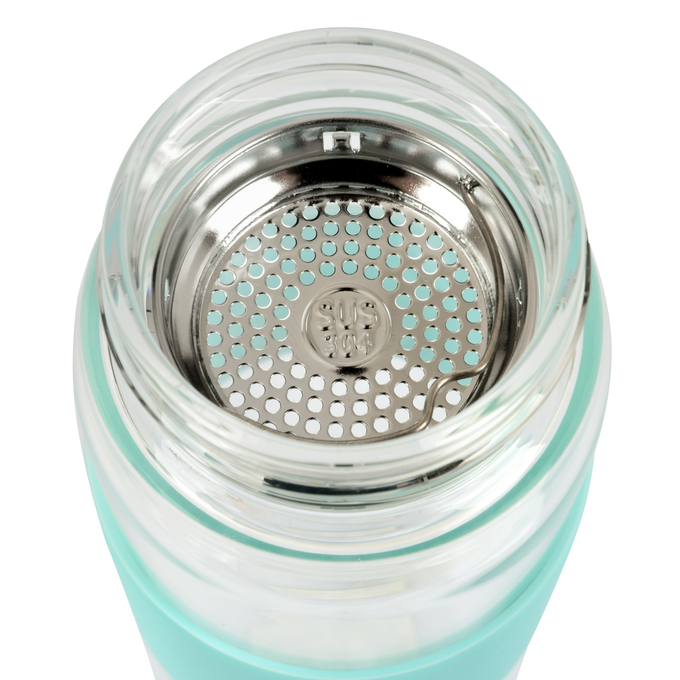 Butelka szklana na wodę Casno Michigan 600 ml zielona