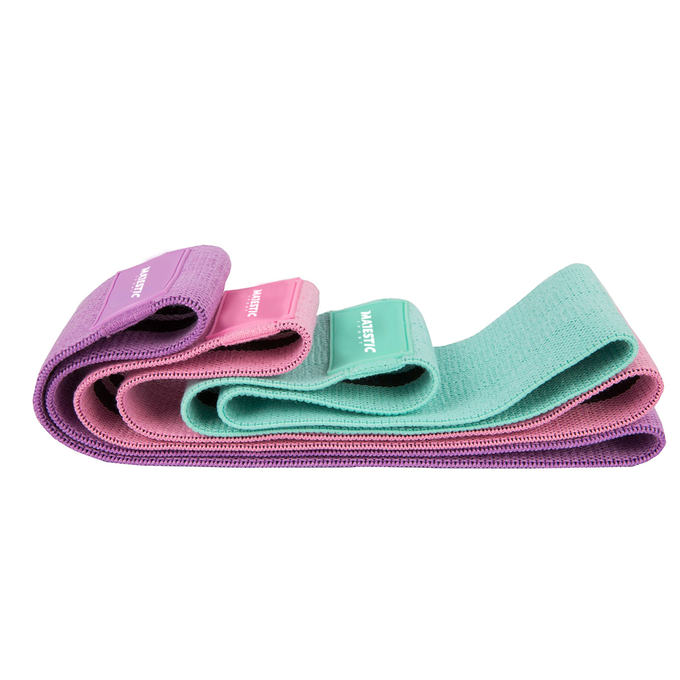 Zestaw gum do ćwiczeń Majestic Sport HIP BAND (3 szt)