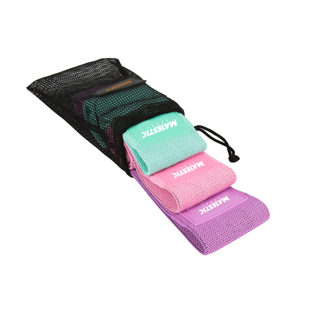 Zestaw gum do ćwiczeń Majestic Sport HIP BAND (3 szt)