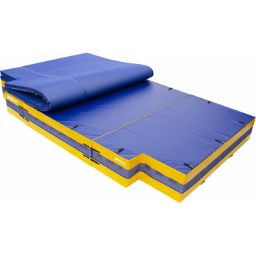 Zeskok do skoku wzwyż treningowy 200x100x55 cm z kołderką (5)