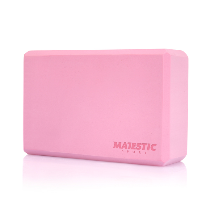 Kostka do jogi Majestic Yoga różowa