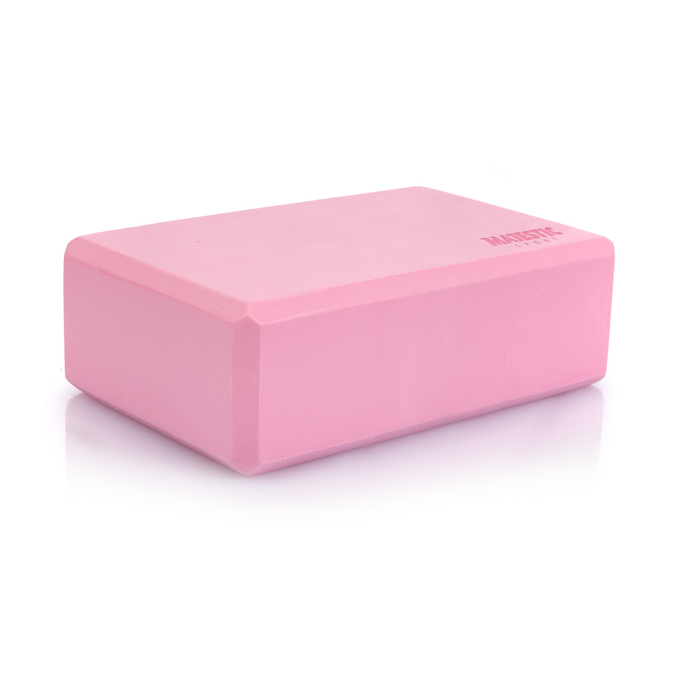 Kostka do jogi Majestic Yoga różowa