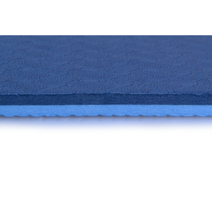 Mata do ćwiczeń Majestic Yoga 183x61x0,6 cm niebieska
