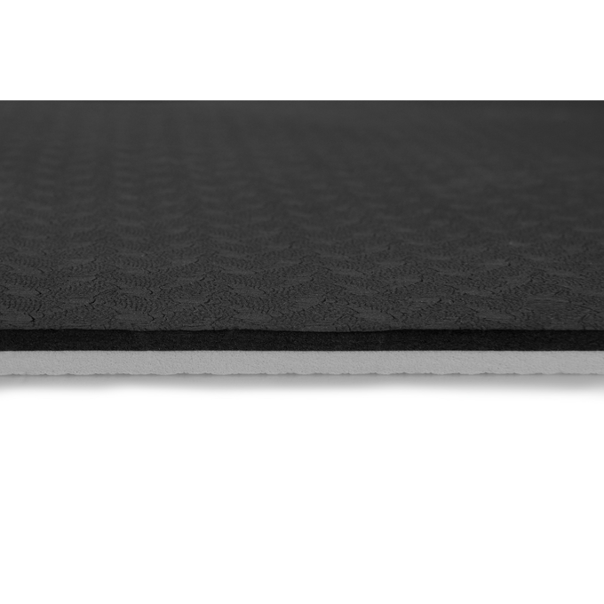 Mata do ćwiczeń Majestic Yoga 183x61x0,6 cm szara
