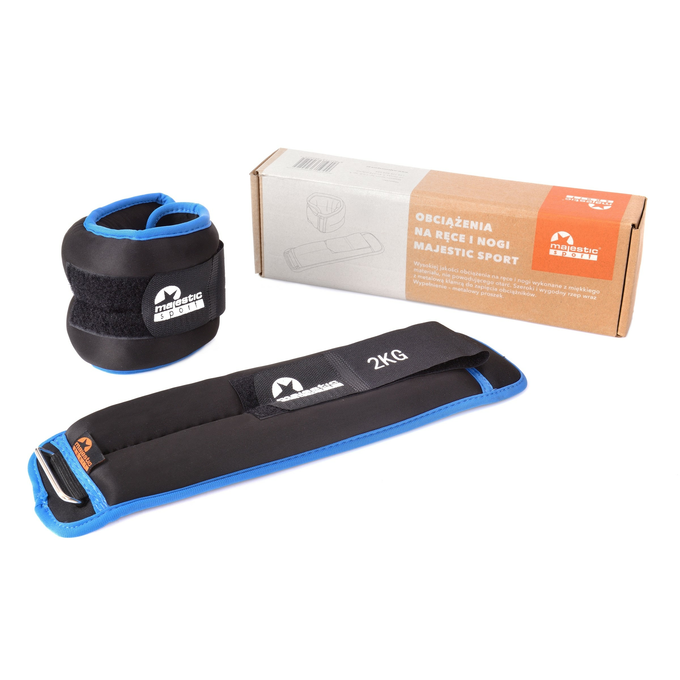 Obciążenia na ręce i nogi Majestic Sport 2x2,0 kg