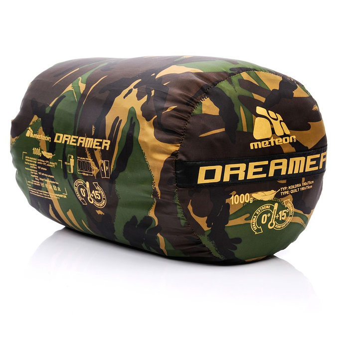 Śpiwór kołdra Meteor Dreamer moro L-zip