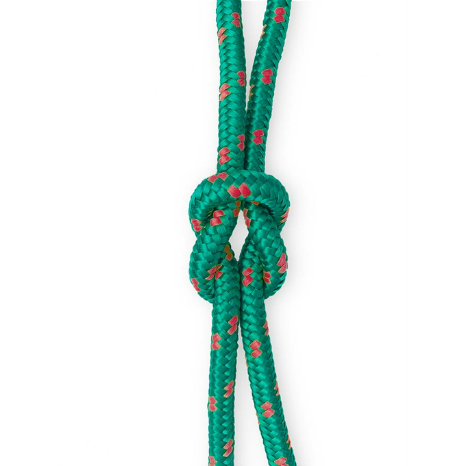 Zestaw do mocowania hamaku huśtawki kokonu linka+karabińczyk Majestic Sport