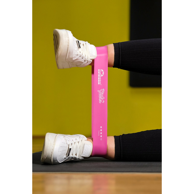 Zestaw gum do ćwiczeń PINK POWER 5 sztuk