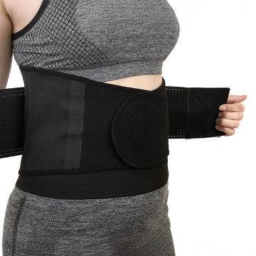 Pas neoprenowy wyszczuplający Majestic Sport czarny