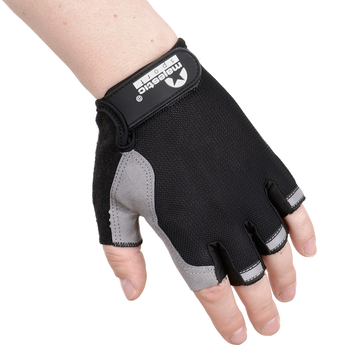 Rękawiczki rowerowe RAPID Majestic Sport czarno-szare