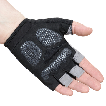 Rękawiczki rowerowe RAPID Majestic Sport czarno-szare