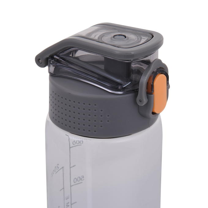 Butelka na wodę Casno Tennessee Clear 750 ml szara