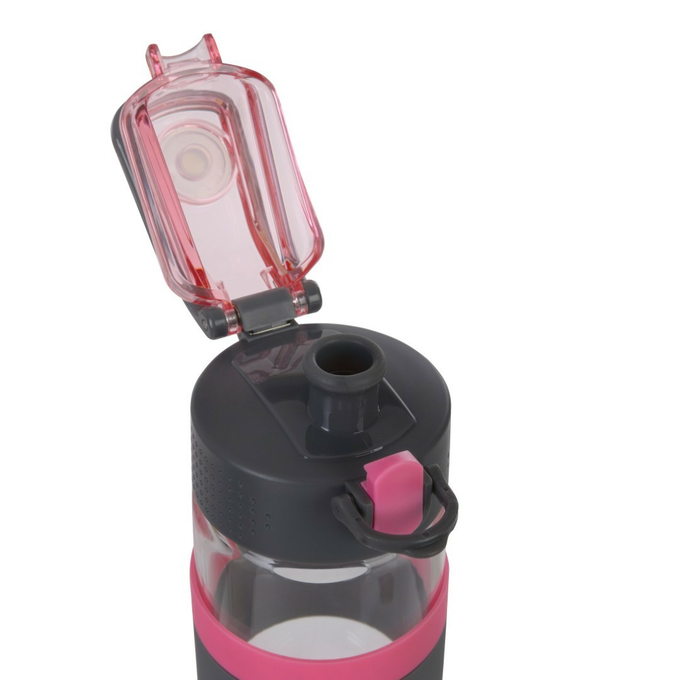 Butelka szklana na wodę Casno Cross 500 ml różowa