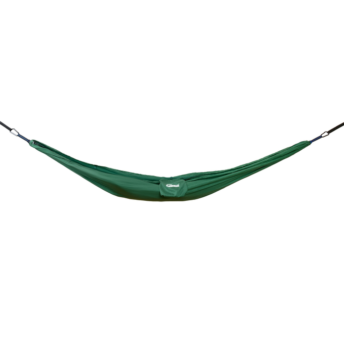 Hamak turystyczny z moskitierą Majestic Sport NOX 260x140 cm ciemnozielono-jasnozielony