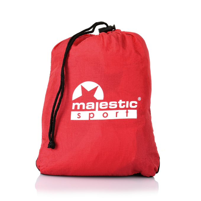 Hamak turystyczny z moskitierą Majestic Sport NOX 260x140 cm czarno-czerwony