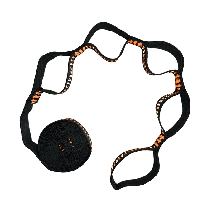 Hamak turystyczny z moskitierą Majestic Sport NOX 260x140 cm czarno-czerwony