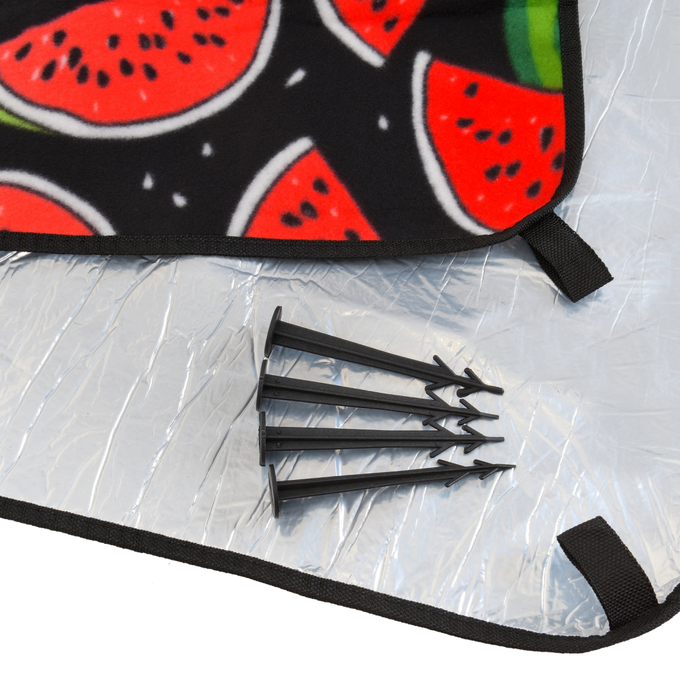 Koc piknikowy Majestic Sport 200x200 cm arbuzy