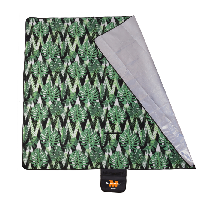 Koc piknikowy Majestic Sport 200x200 cm monstera