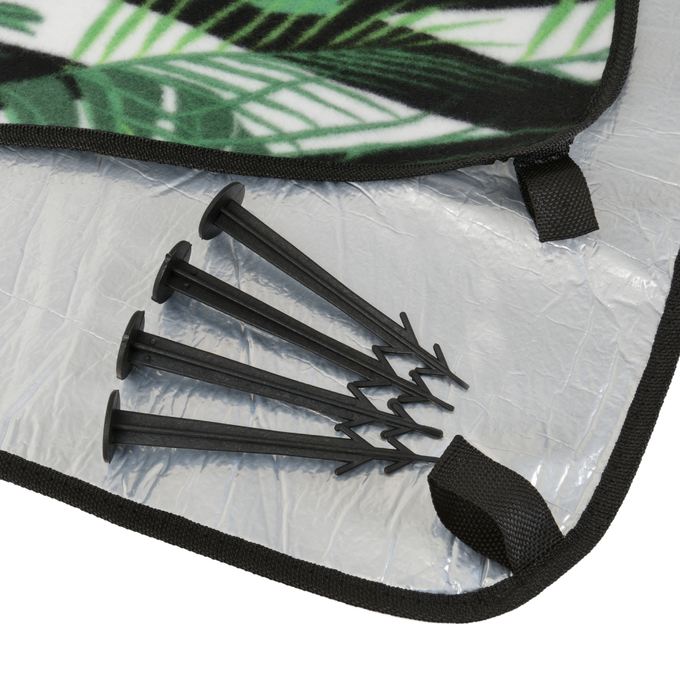 Koc piknikowy Majestic Sport 200x200 cm monstera