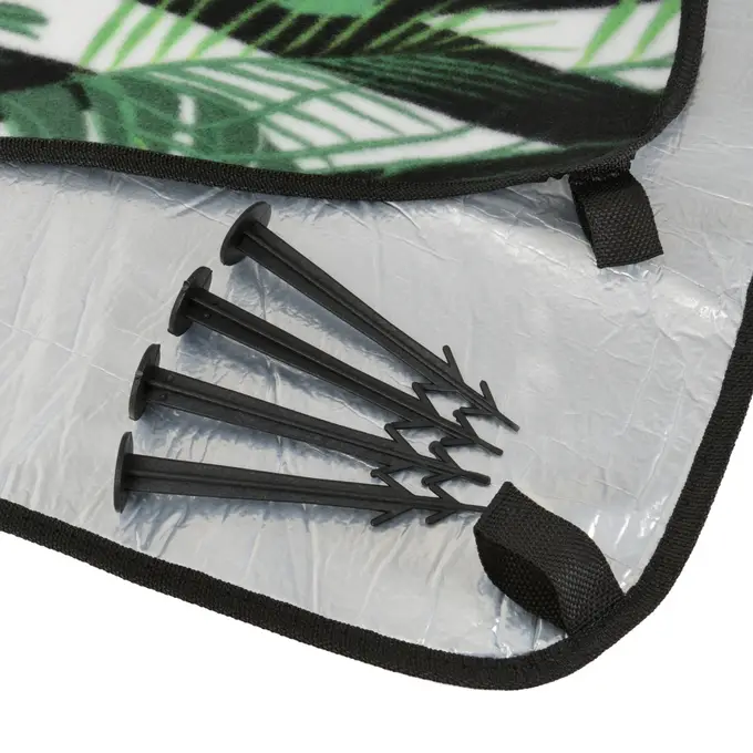 Koc piknikowy Majestic Sport 200x200 cm monstera