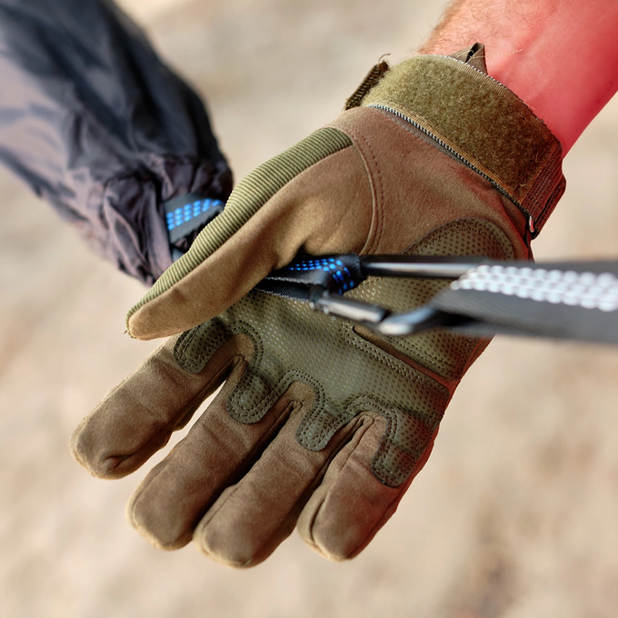 Rękawice taktyczne Majestic Sport zielone
