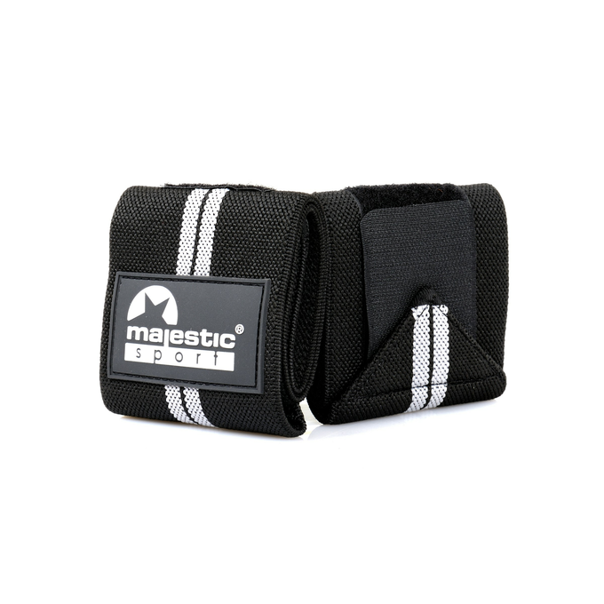 Usztywniacze na nadgarstki Majestic Sport czarno-szare